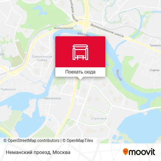Карта Неманский проезд