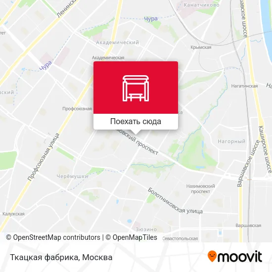 Карта Ткацкая фабрика