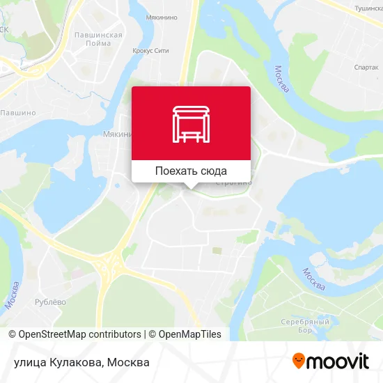Карта улица Кулакова