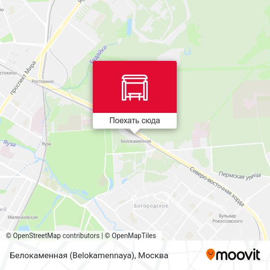 Карта Белокаменная (Belokamennaya)