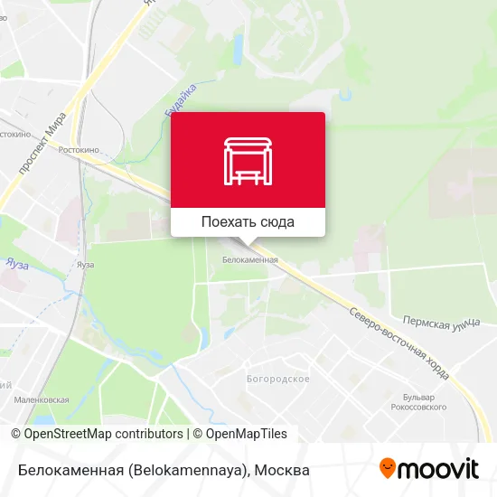 Карта Белокаменная (Belokamennaya)