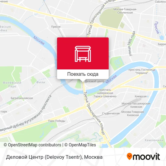 Карта Деловой Центр (Delovoy Tsentr)