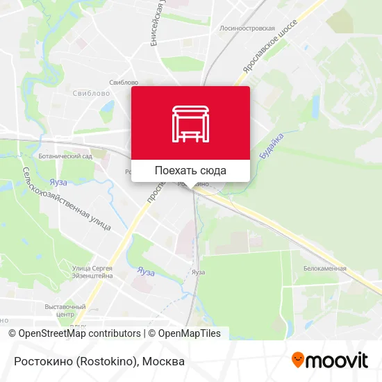 Карта Ростокино (Rostokino)