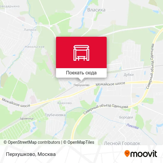Карта Перхушково