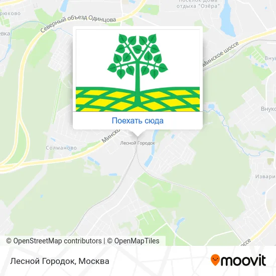 Карта Лесной Городок
