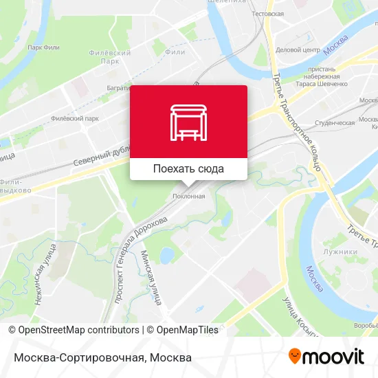 Карта Москва-Сортировочная