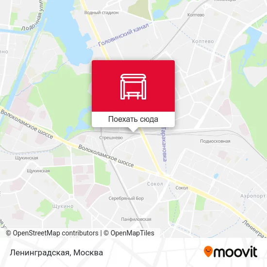 Карта Ленинградская