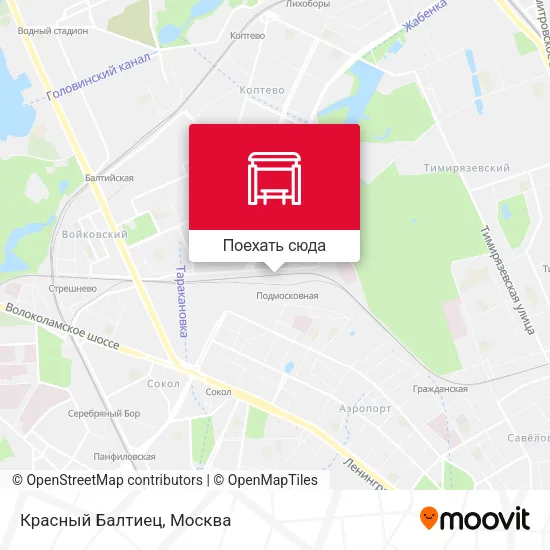 Карта Красный Балтиец