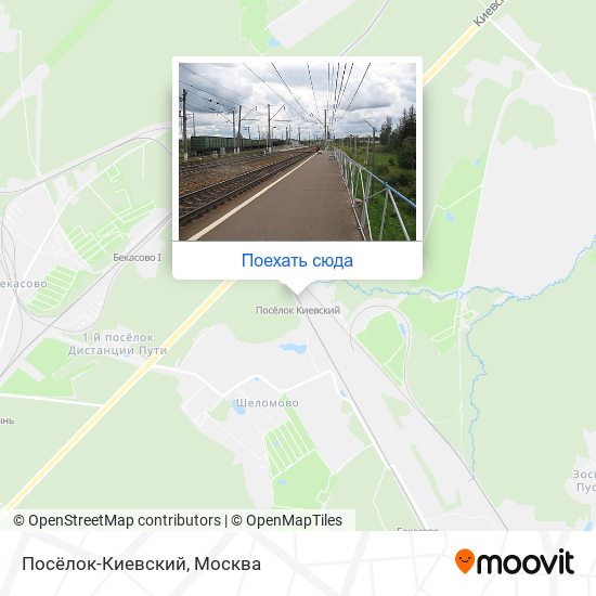 Карта поселка киевский город москва