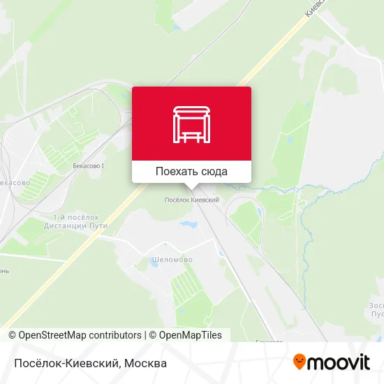 Карта Посёлок-Киевский