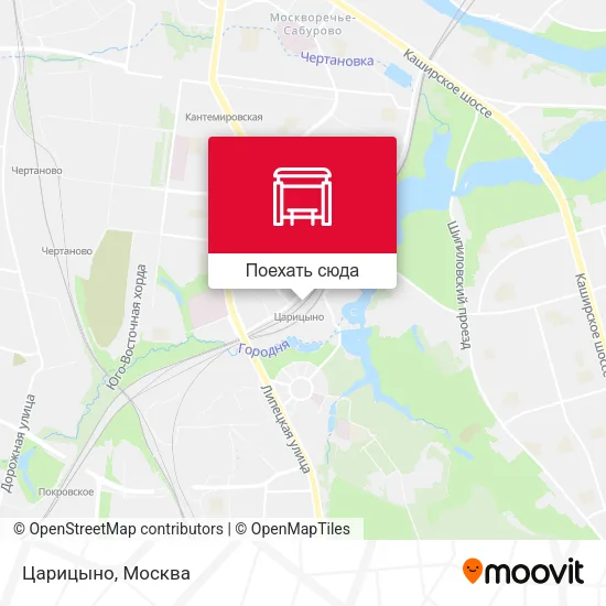 Карта Царицыно
