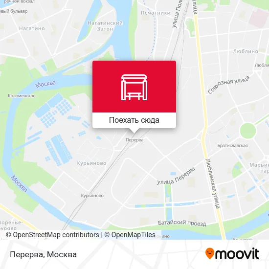 Карта Перерва