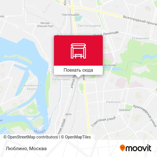 Карта Люблино