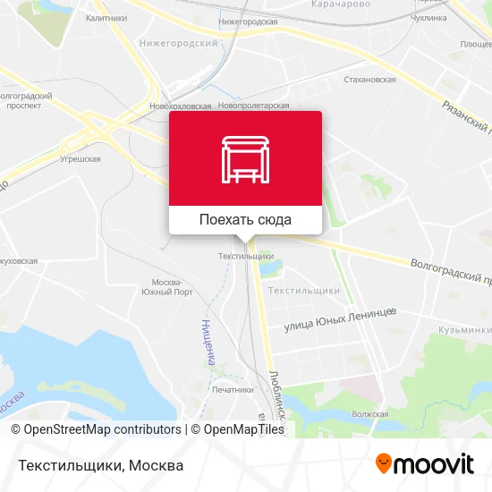 Карта Текстильщики