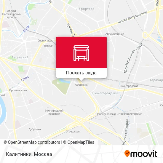 Карта Калитники