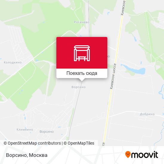 Карта Ворсино