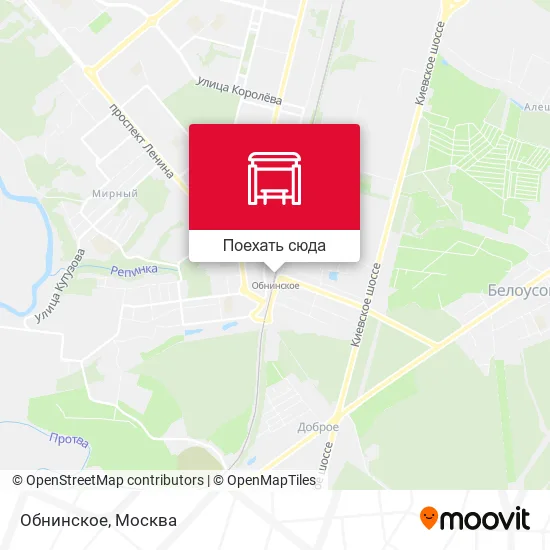 Карта Обнинское