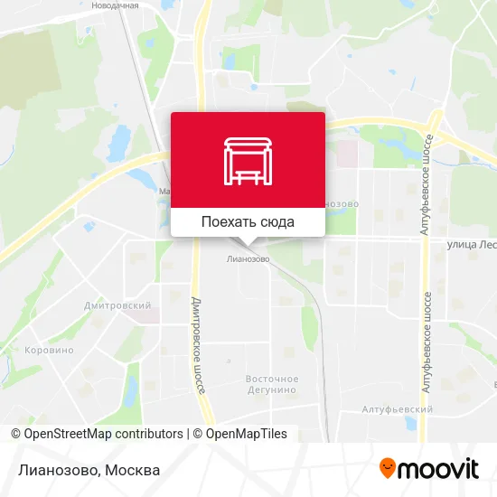 Карта Лианозово
