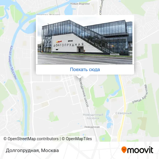 Карта Долгопрудная