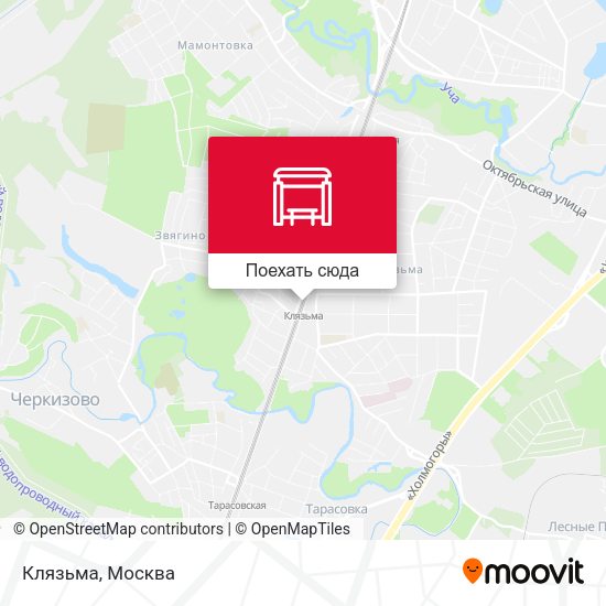 Карта Клязьма