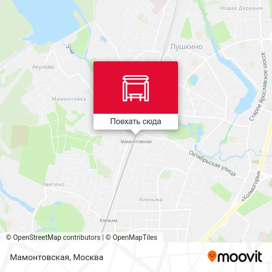 Карта Мамонтовская