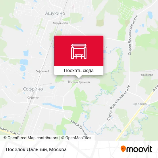 Карта Посёлок Дальний