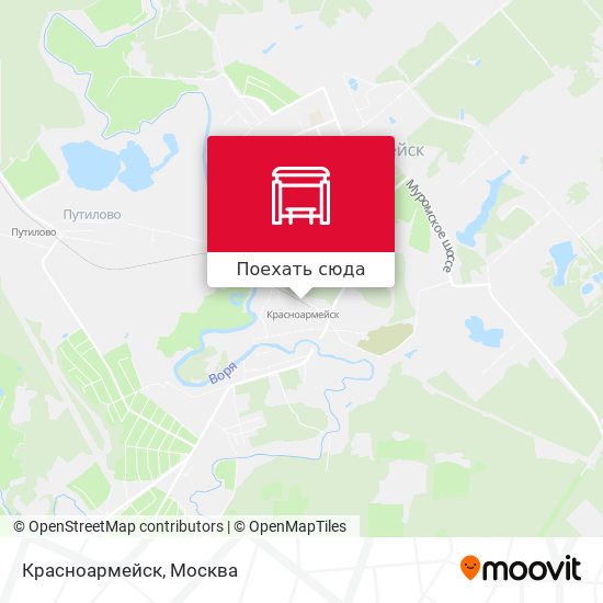 Карта Красноармейск