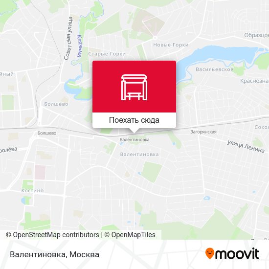 Карта Валентиновка