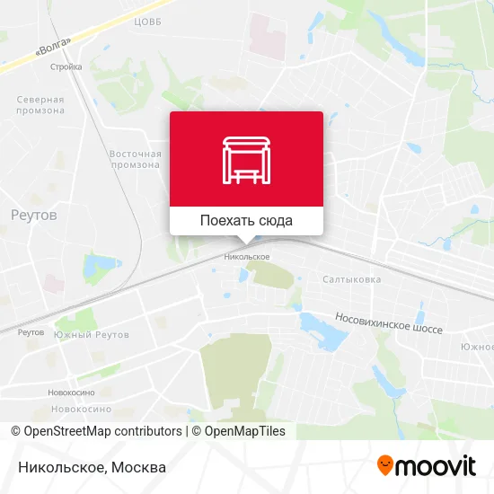 Карта Никольское
