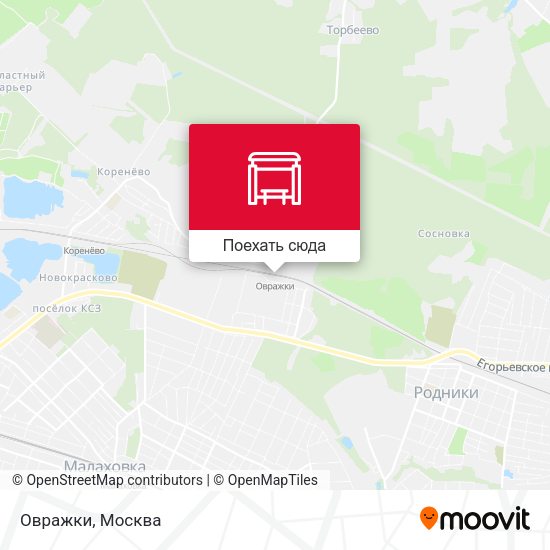 Карта Овражки