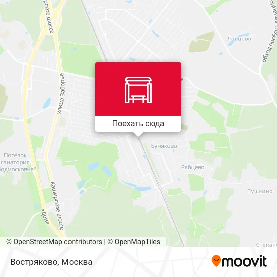 Карта Востряково