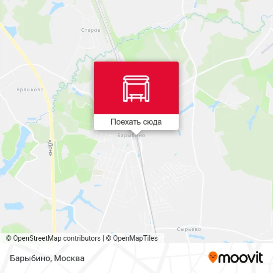 Карта Барыбино