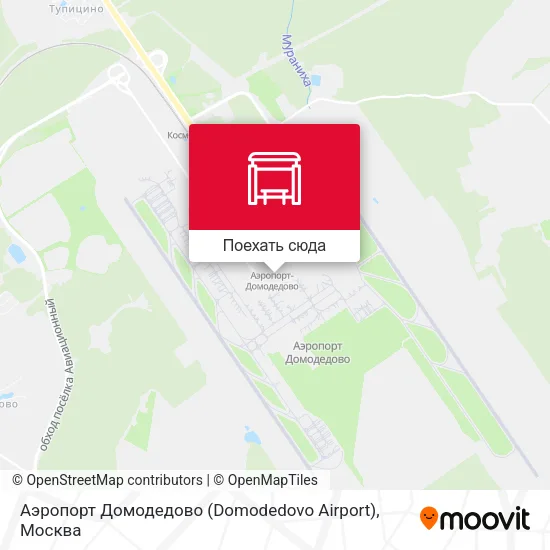 Карта Аэропорт Домодедово (Domodedovo Airport)