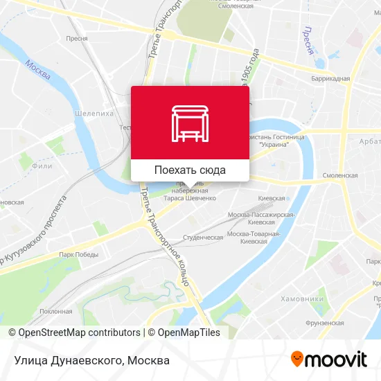 Карта Улица Дунаевского