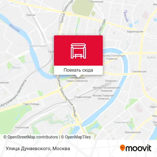 Карта Улица Дунаевского