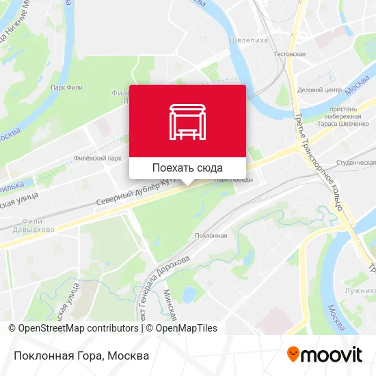 Карта Поклонная Гора