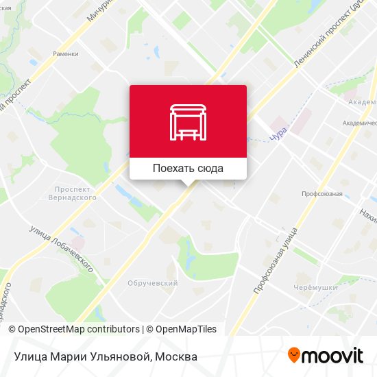 Карта Улица Марии Ульяновой