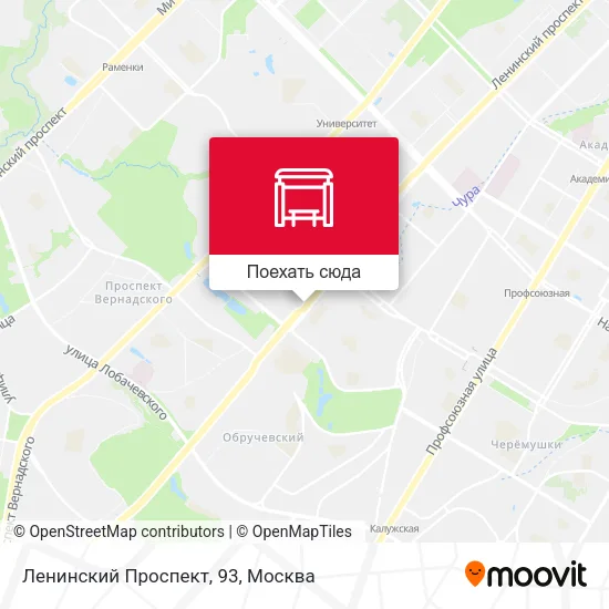 Карта Ленинский Проспект, 93