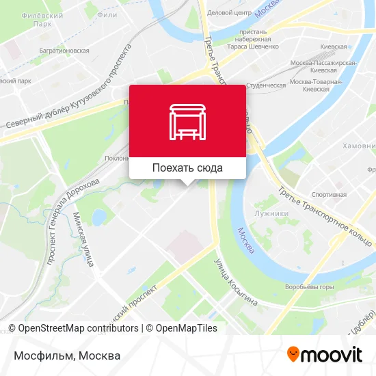 Карта Мосфильм