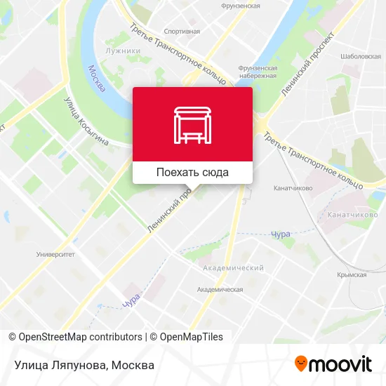 Карта Улица Ляпунова