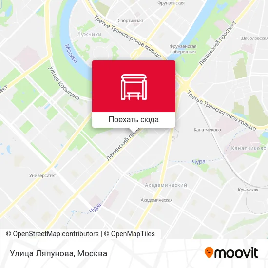 Карта Улица Ляпунова