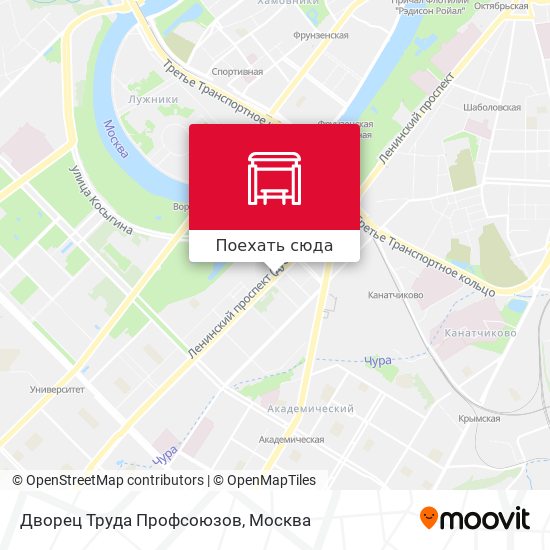 Карта Дворец Труда Профсоюзов