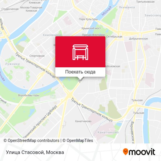 Карта Улица Стасовой
