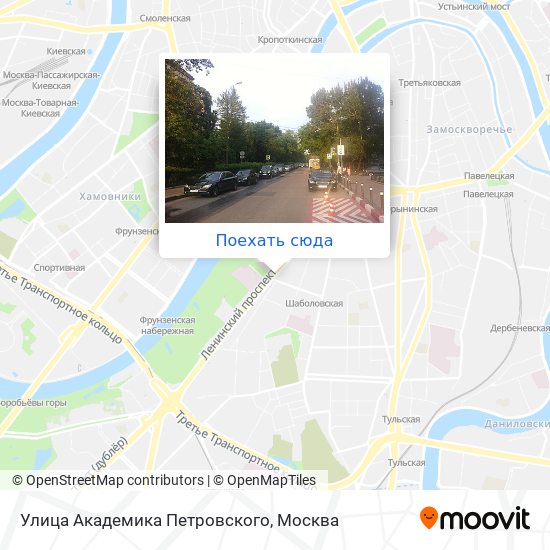 Карта Улица Академика Петровского