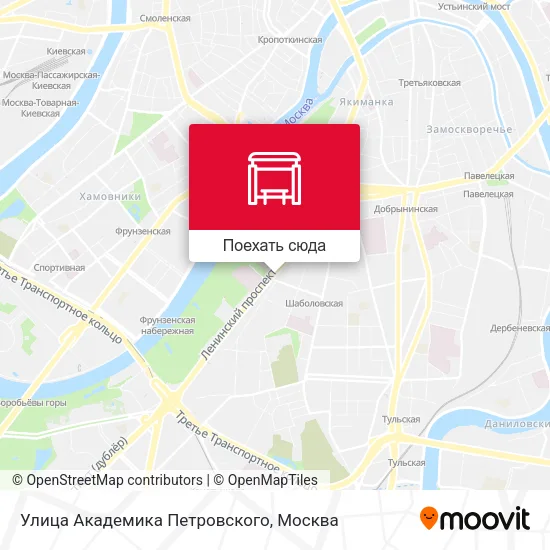 Карта Улица Академика Петровского