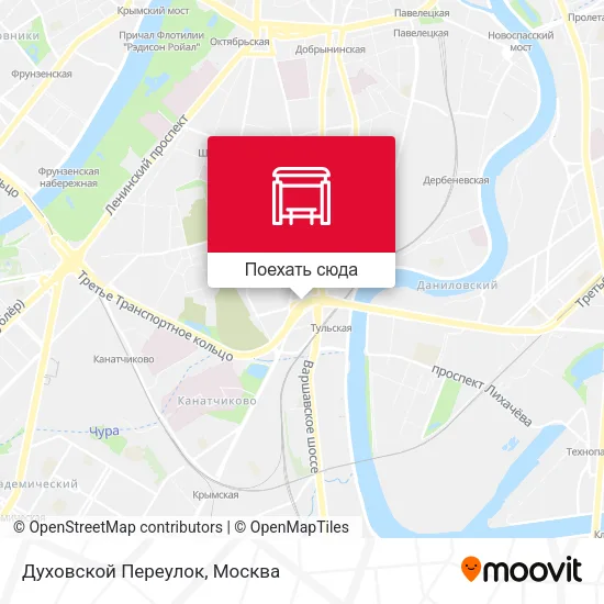 Карта Духовской Переулок