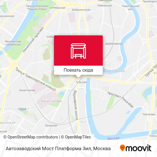 Карта Автозаводский Мост Платформа Зил