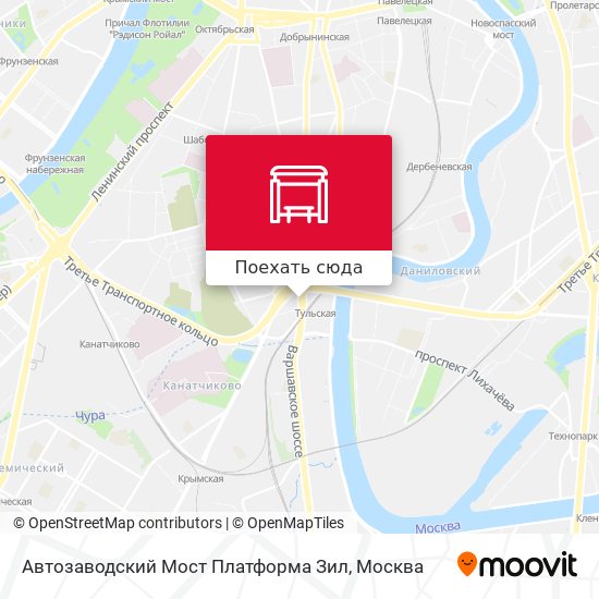 Карта Автозаводский Мост Платформа Зил