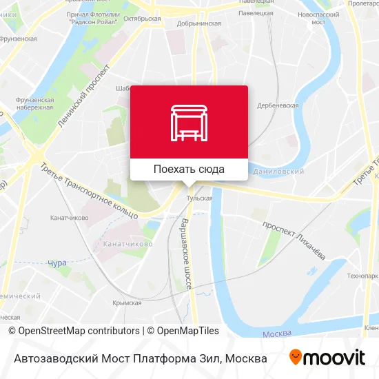 Карта Автозаводский Мост Платформа Зил