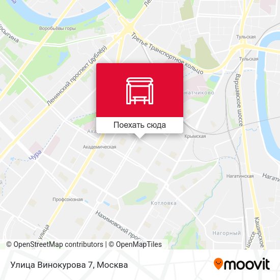 Карта Улица Винокурова 7
